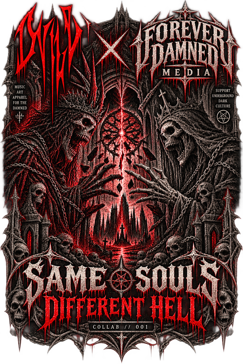 FOREVER DAMNED MEDIA × D'VILE